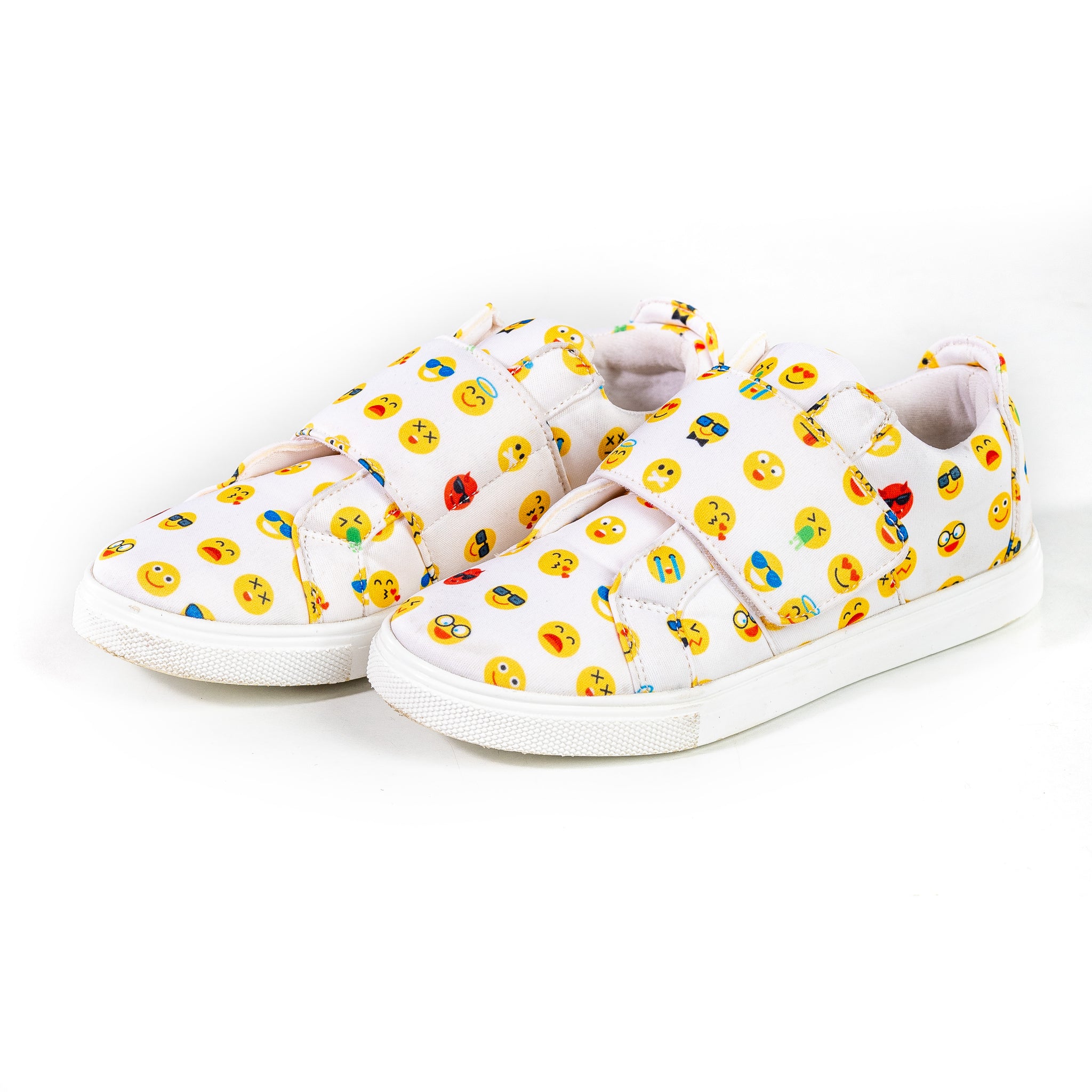 Emoji Kids Sneakers - White