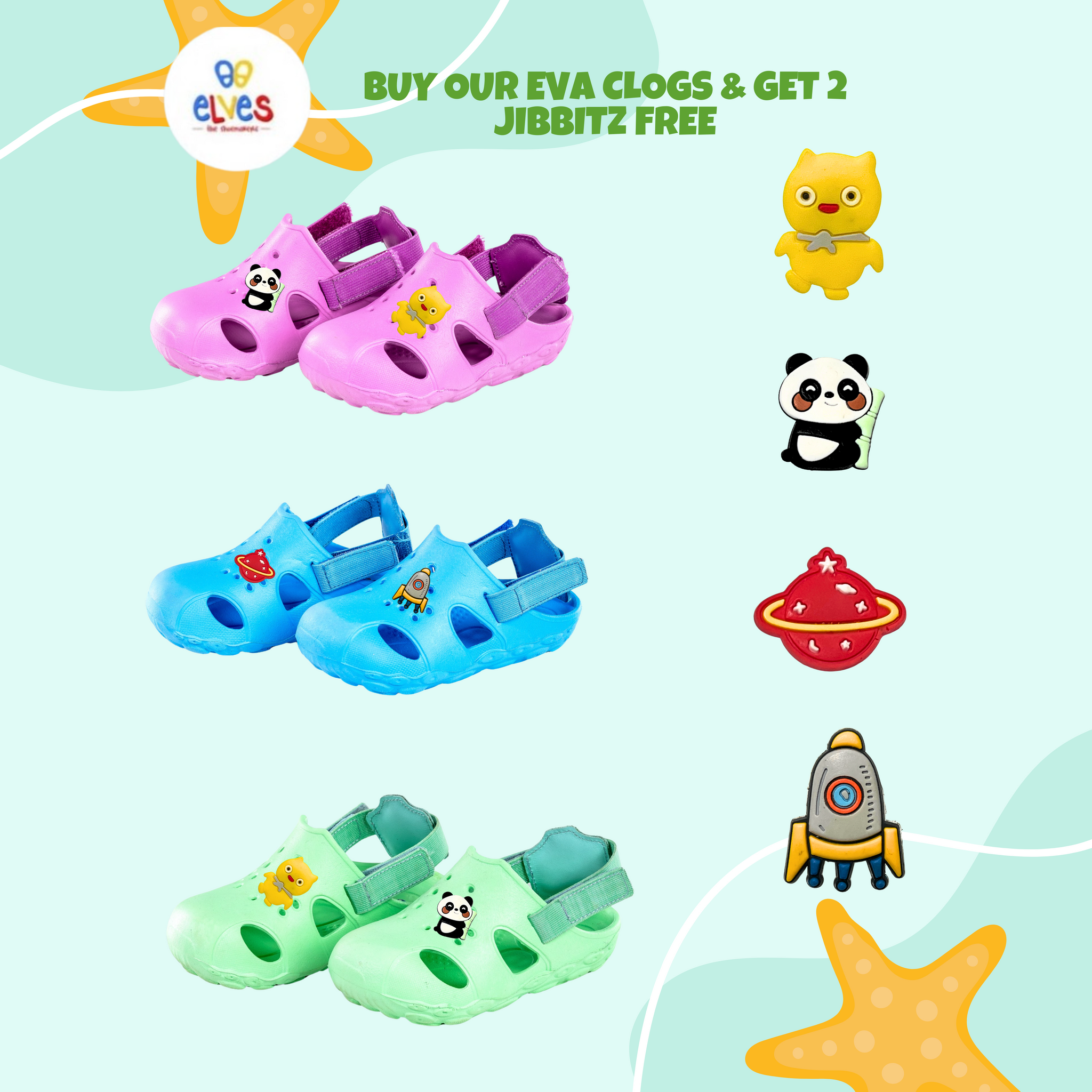 "Bubblegum" Kids Clogs - Pink