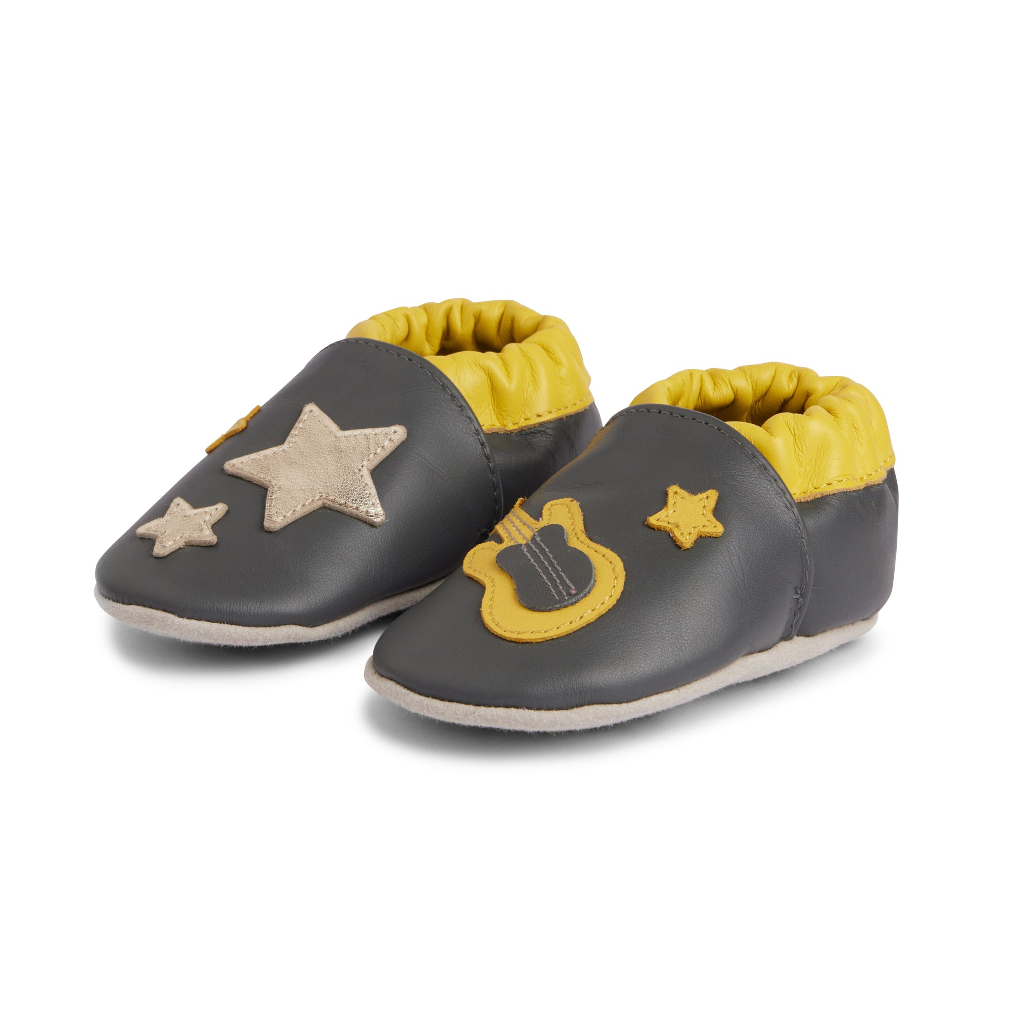 Rockstar Leather Baby Shoe Black – Elves Shoemaker