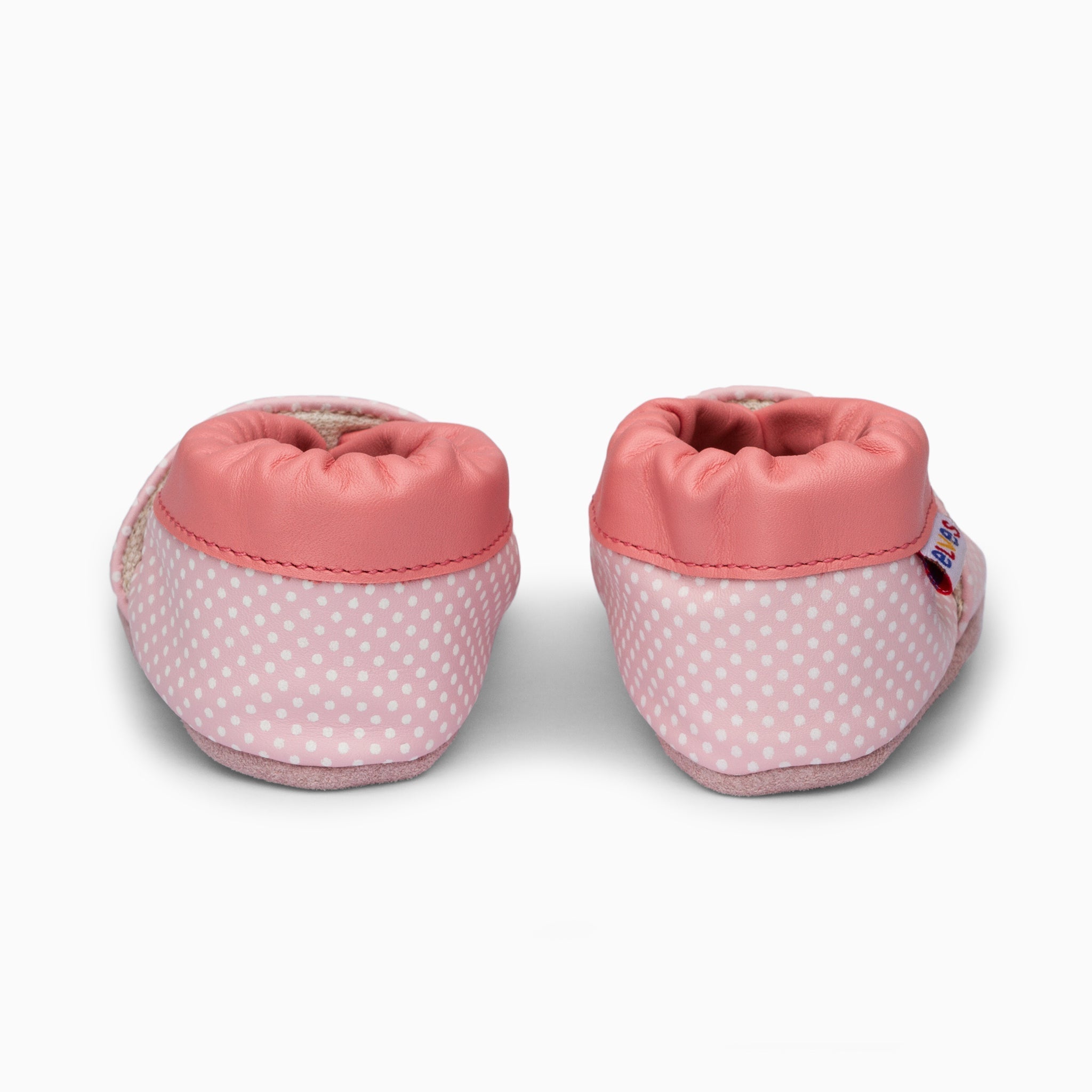 Swan Leather Baby Shoe - Pink